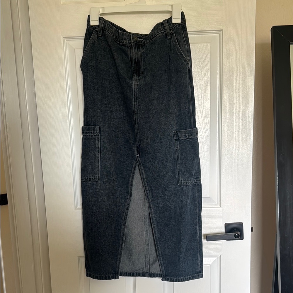 Old Navy Drapey Denim Skirt